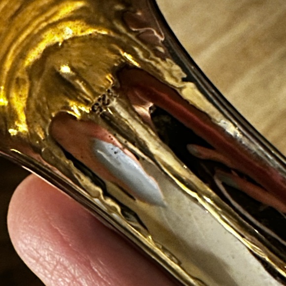 Silver Textured Bangle - Picture 6 of 6